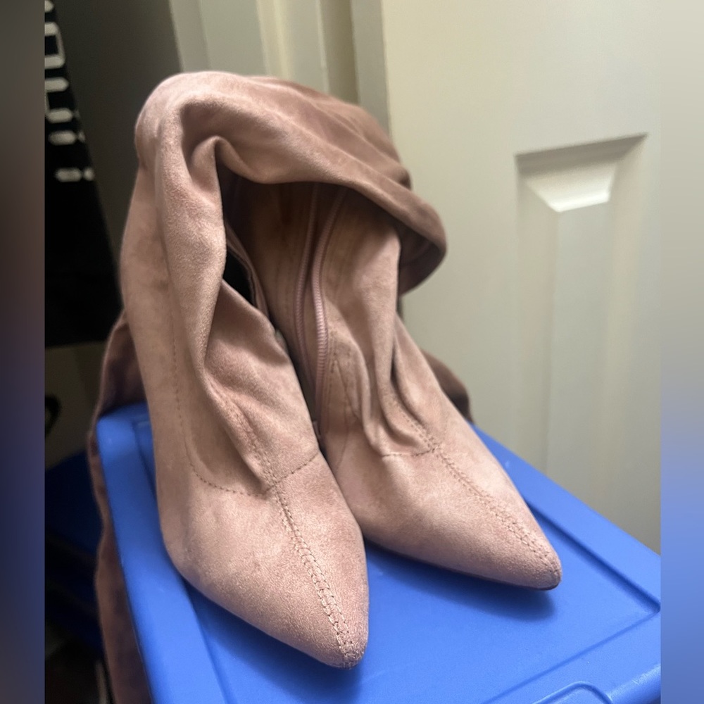 Pink boots